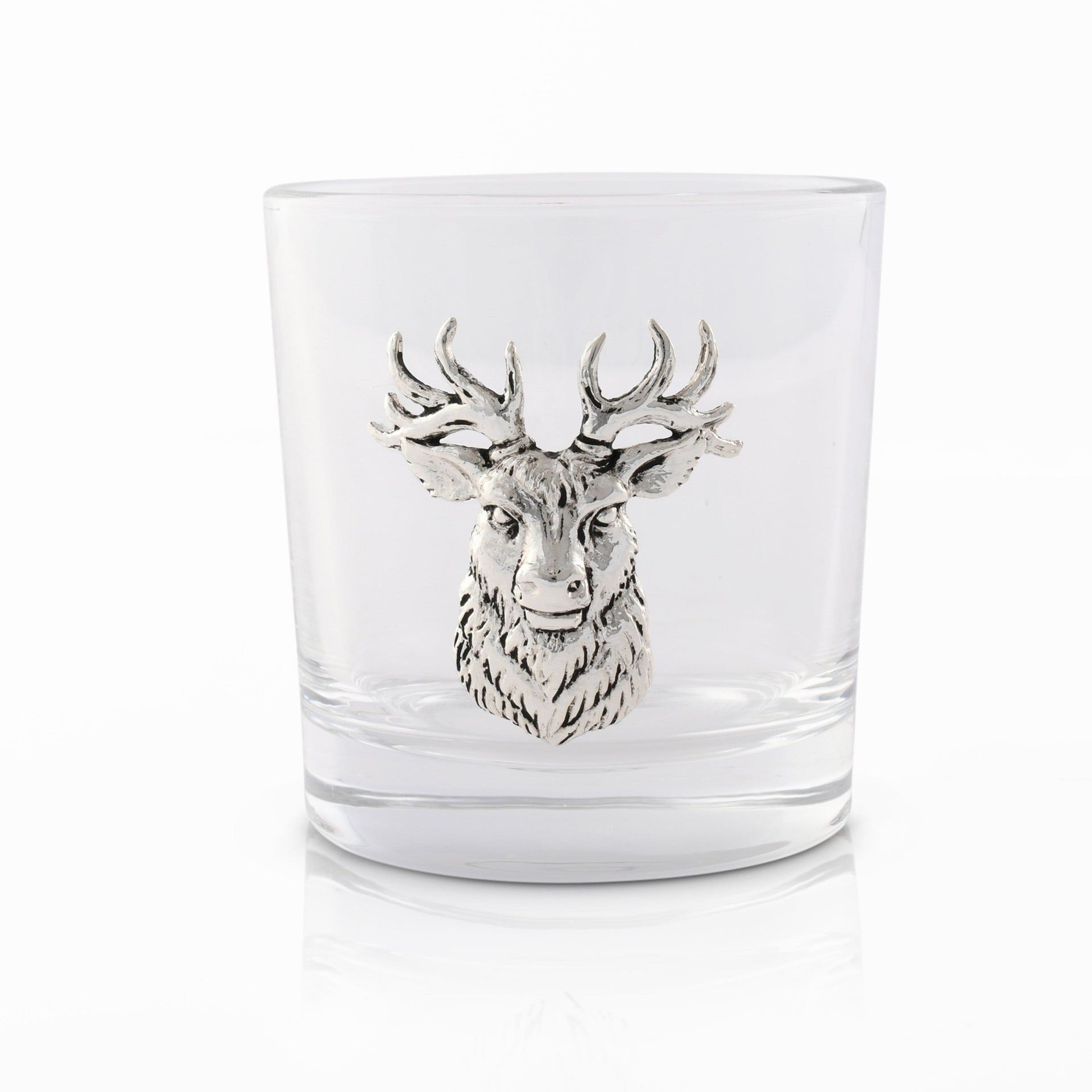 Elk Head Bar Glasses Set of 4 Arthur Court Designs