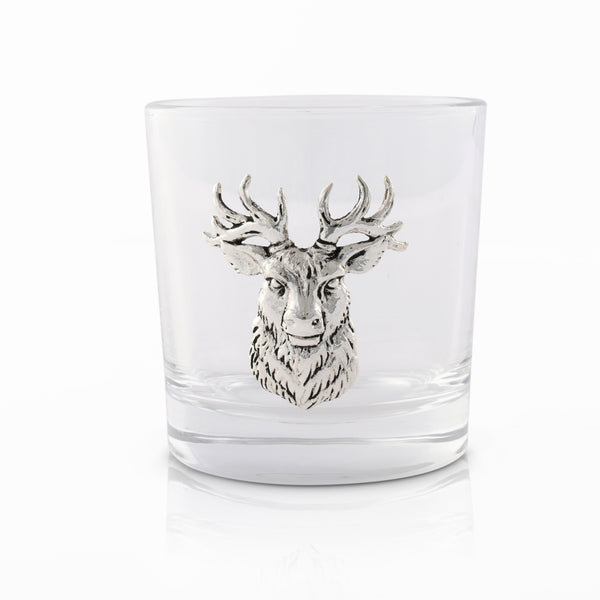 Elk Head Bar Glasses Set of 4 Arthur Court Designs