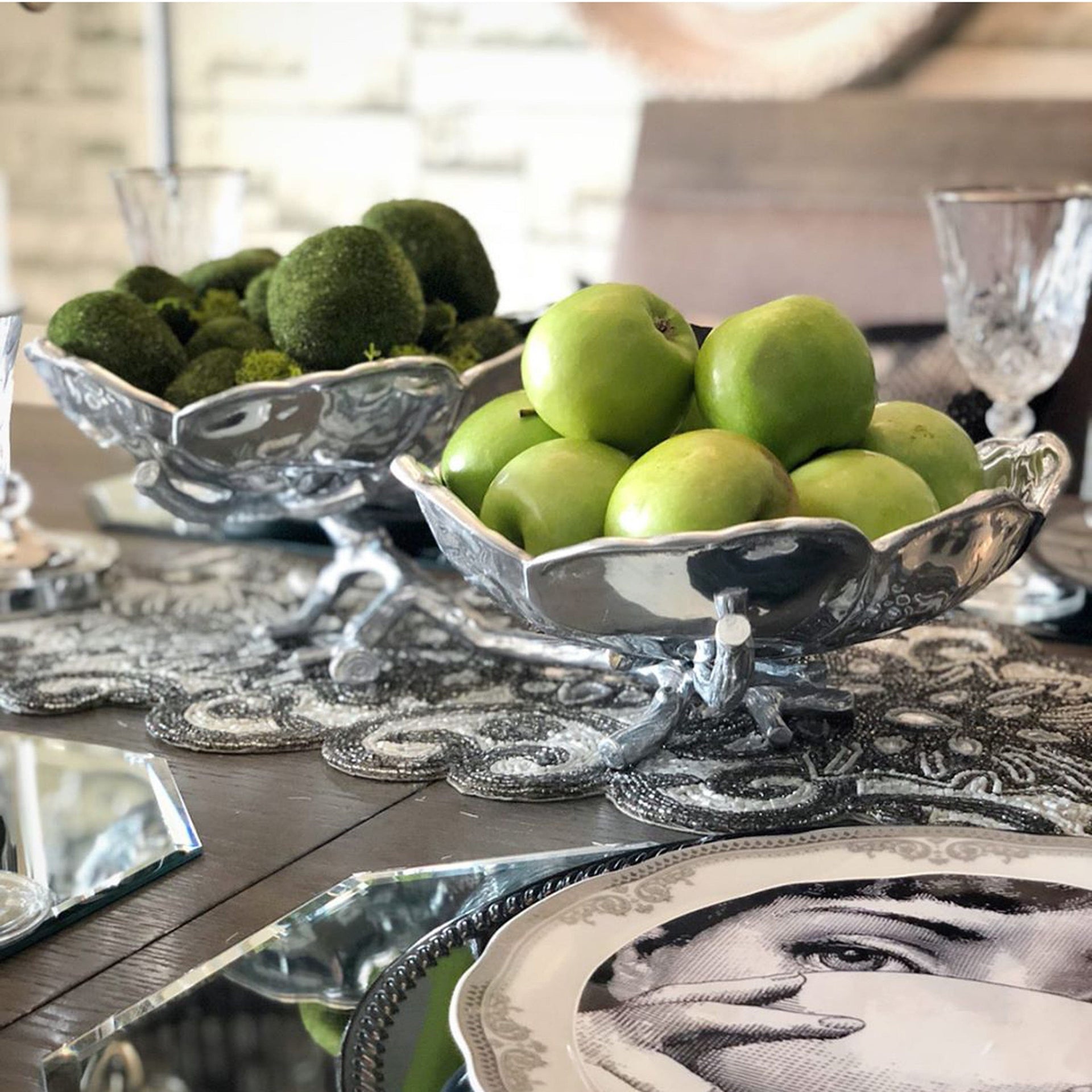 Magnolia 2-Bowl Bowl Arthur Court Designs