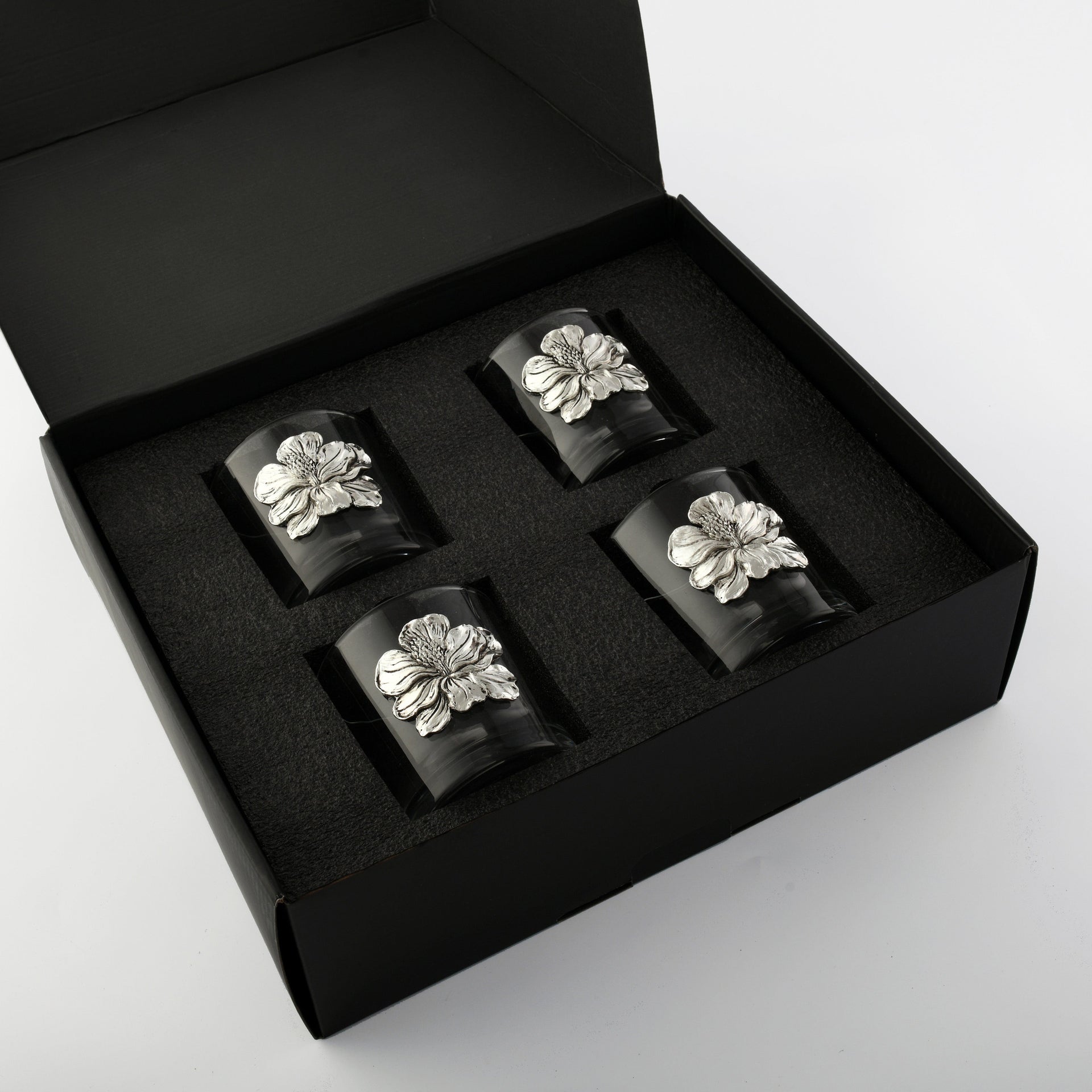 Magnolia Bar Glasses Set of 4 Arthur Court Designs