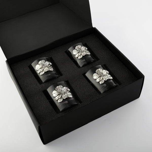 Magnolia Bar Glasses Set of 4 Arthur Court Designs