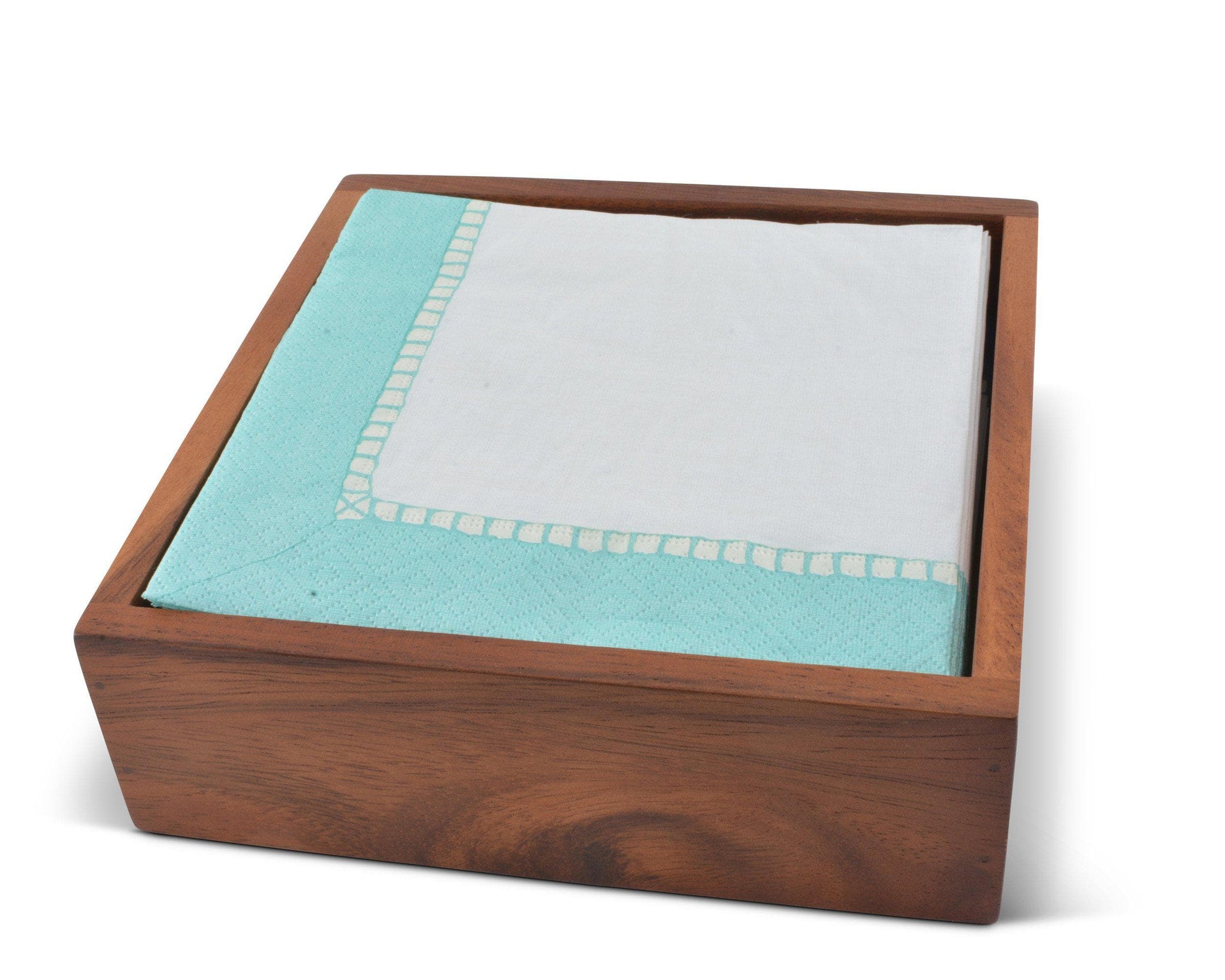 Luncheon Wood Napkin Box by Arthur Court Designs