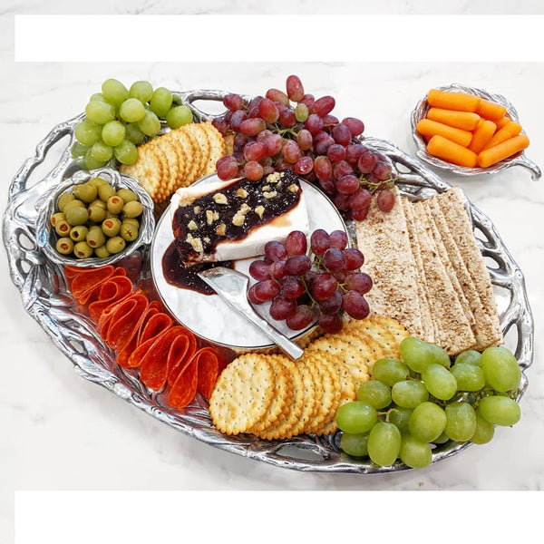 Olive Entertainment Tray Arthur Court Designs