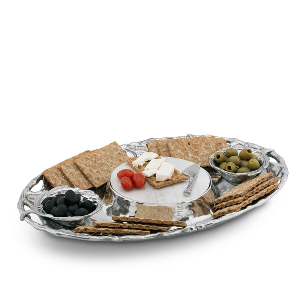 Olive Entertainment Tray Arthur Court Designs
