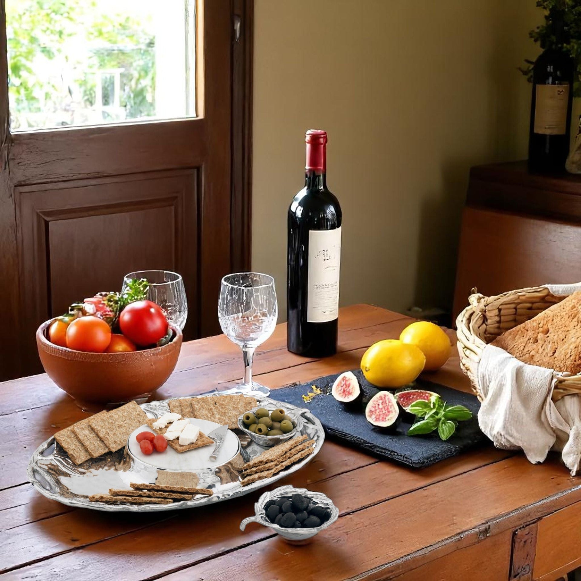 Olive Entertainment Tray Arthur Court Designs