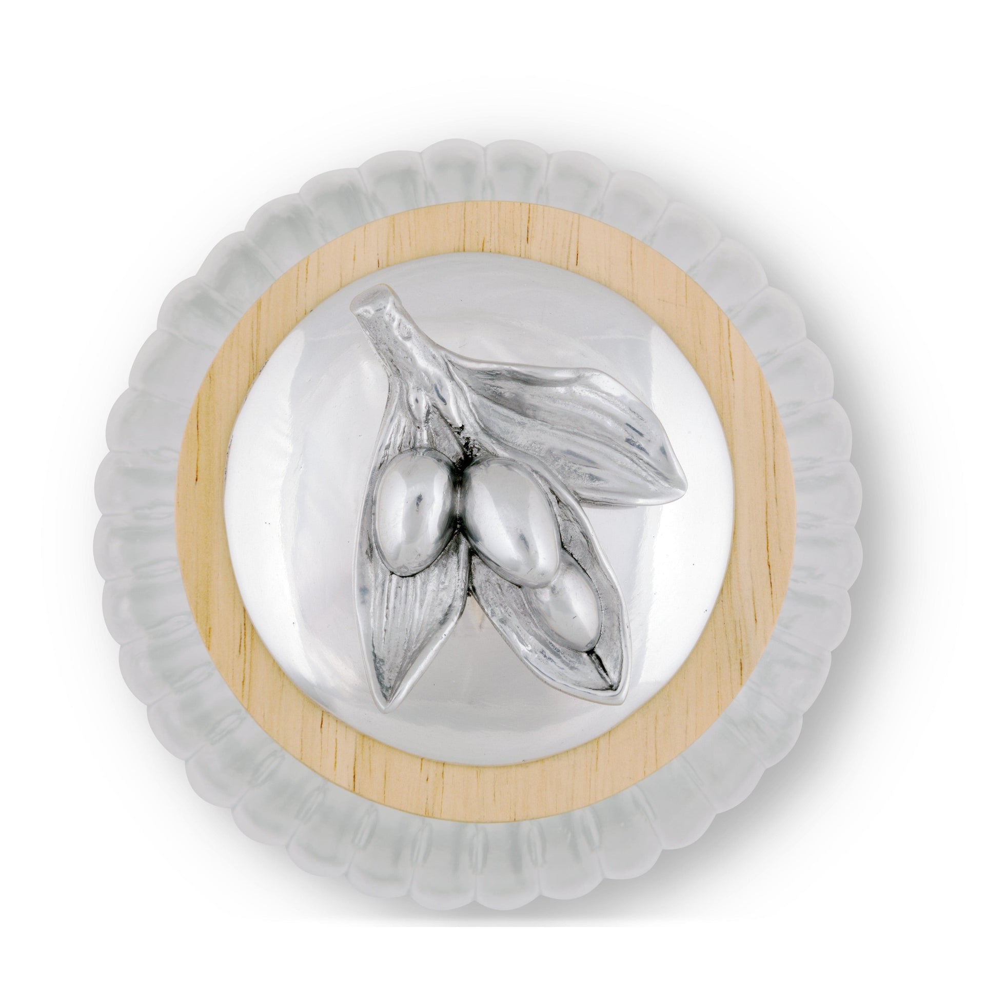 Olive Knob Glass Canisters Arthur Court Designs