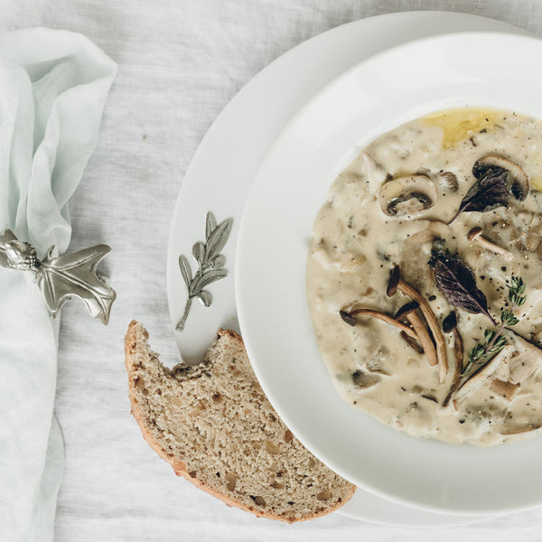 Olive Melamine Lunch Plates - Set of 4 Arthur Court Designs