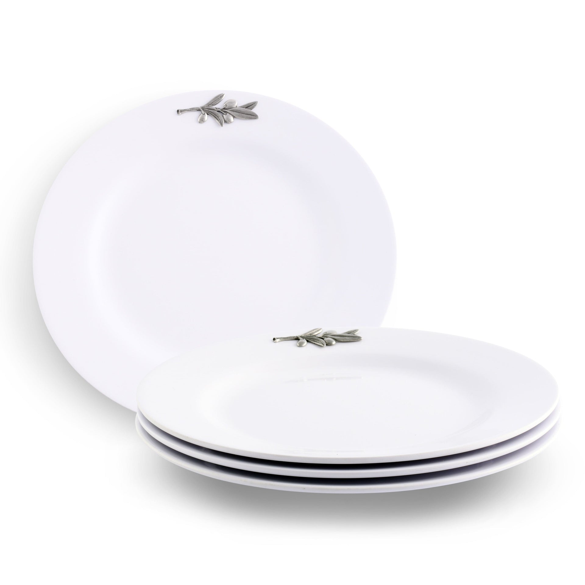Olive Melamine Lunch Plates - Set of 4 Arthur Court Designs