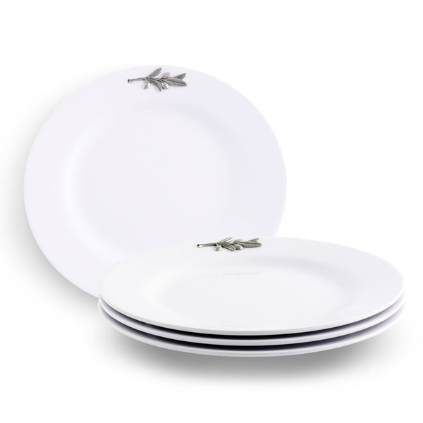 Olive Melamine Lunch Plates - Set of 4 Arthur Court Designs