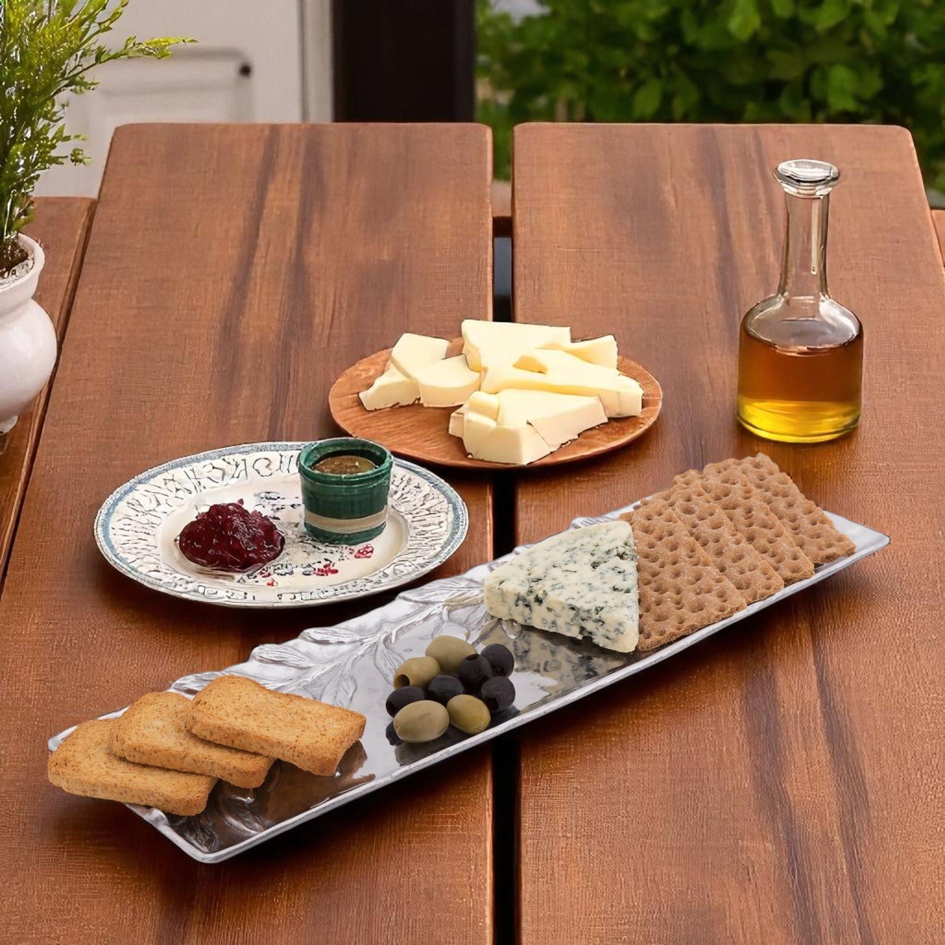 Olive Oblong Tray Arthur Court Designs