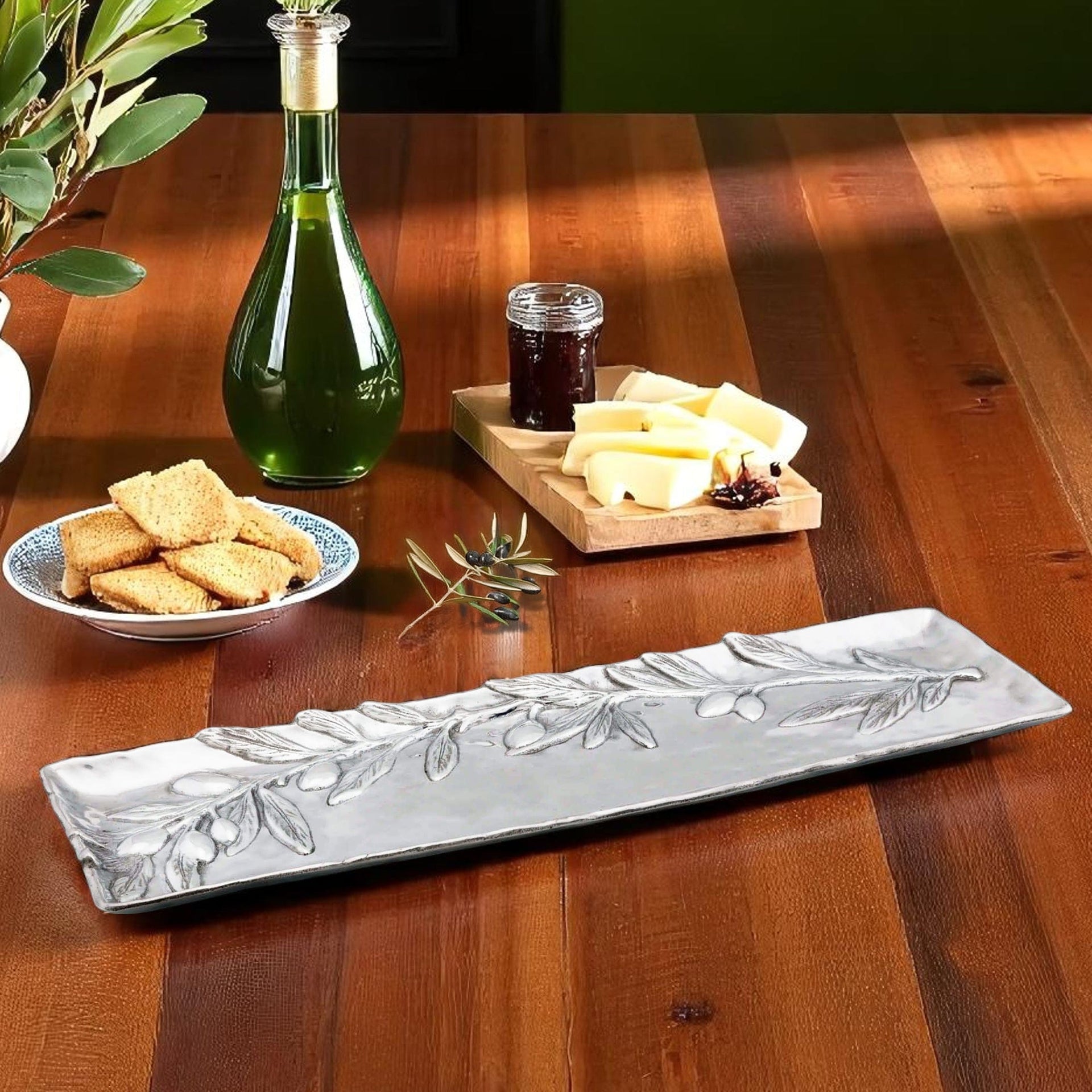 Olive Oblong Tray Arthur Court Designs