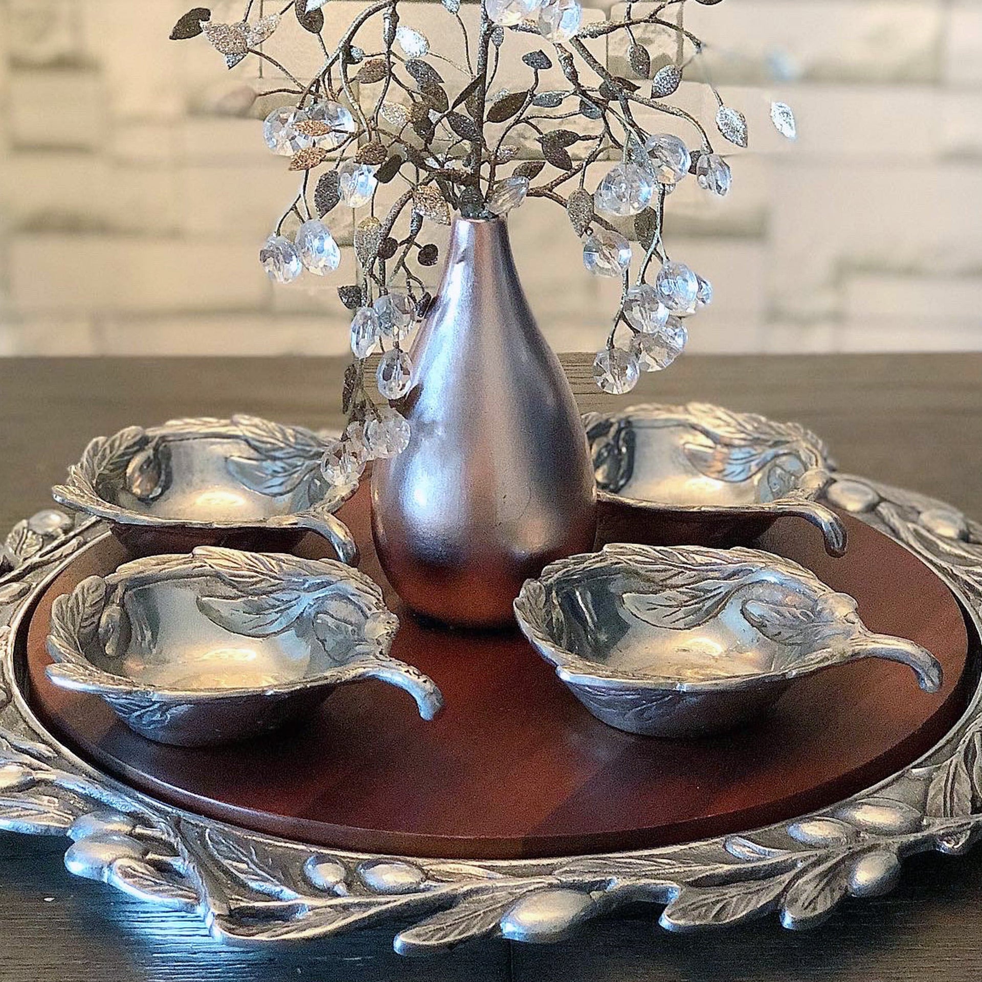 Olive Sauce/Oil Bowl Arthur Court Designs