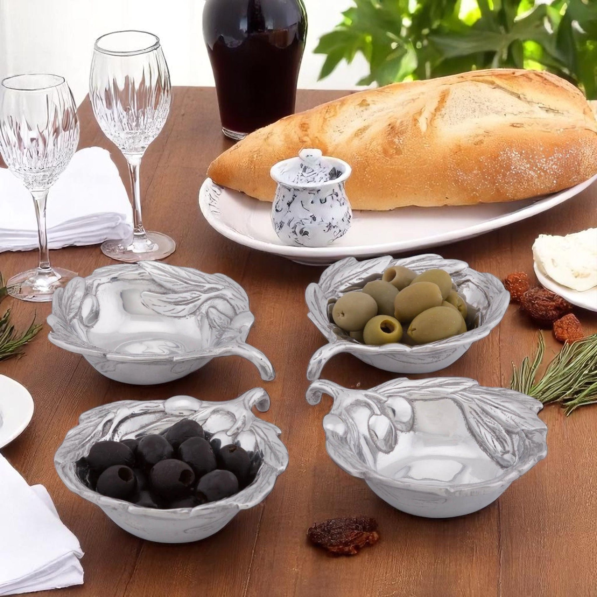 Olive Sauce/Oil Bowl Arthur Court Designs