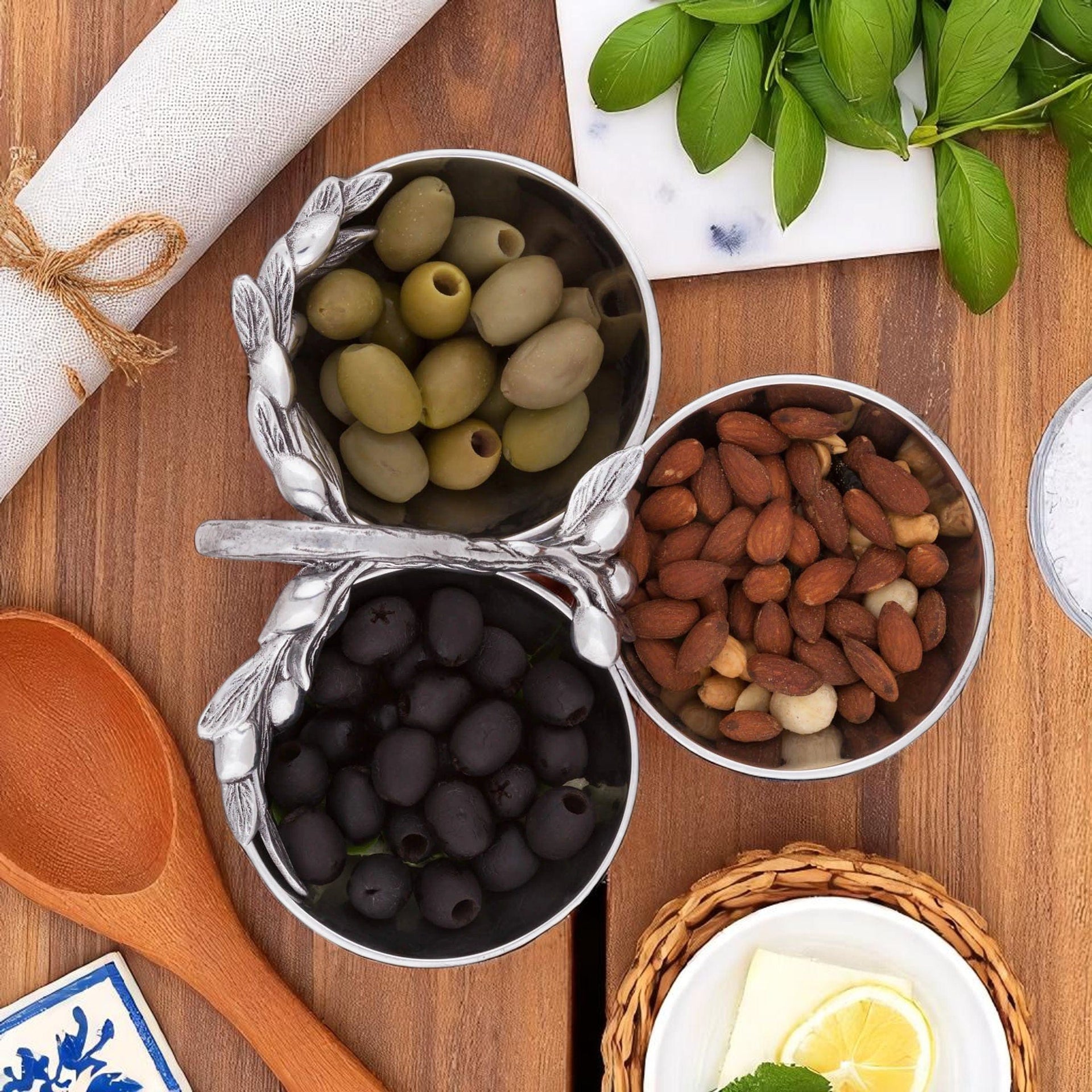 Olive Serving Bowls Arthur Court Designs