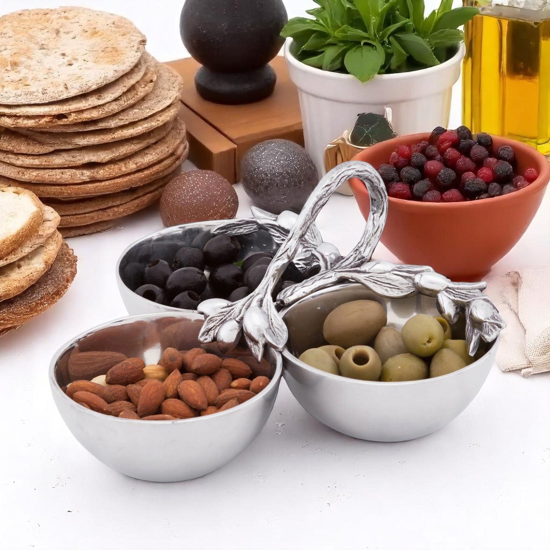 Olive Serving Bowls Arthur Court Designs