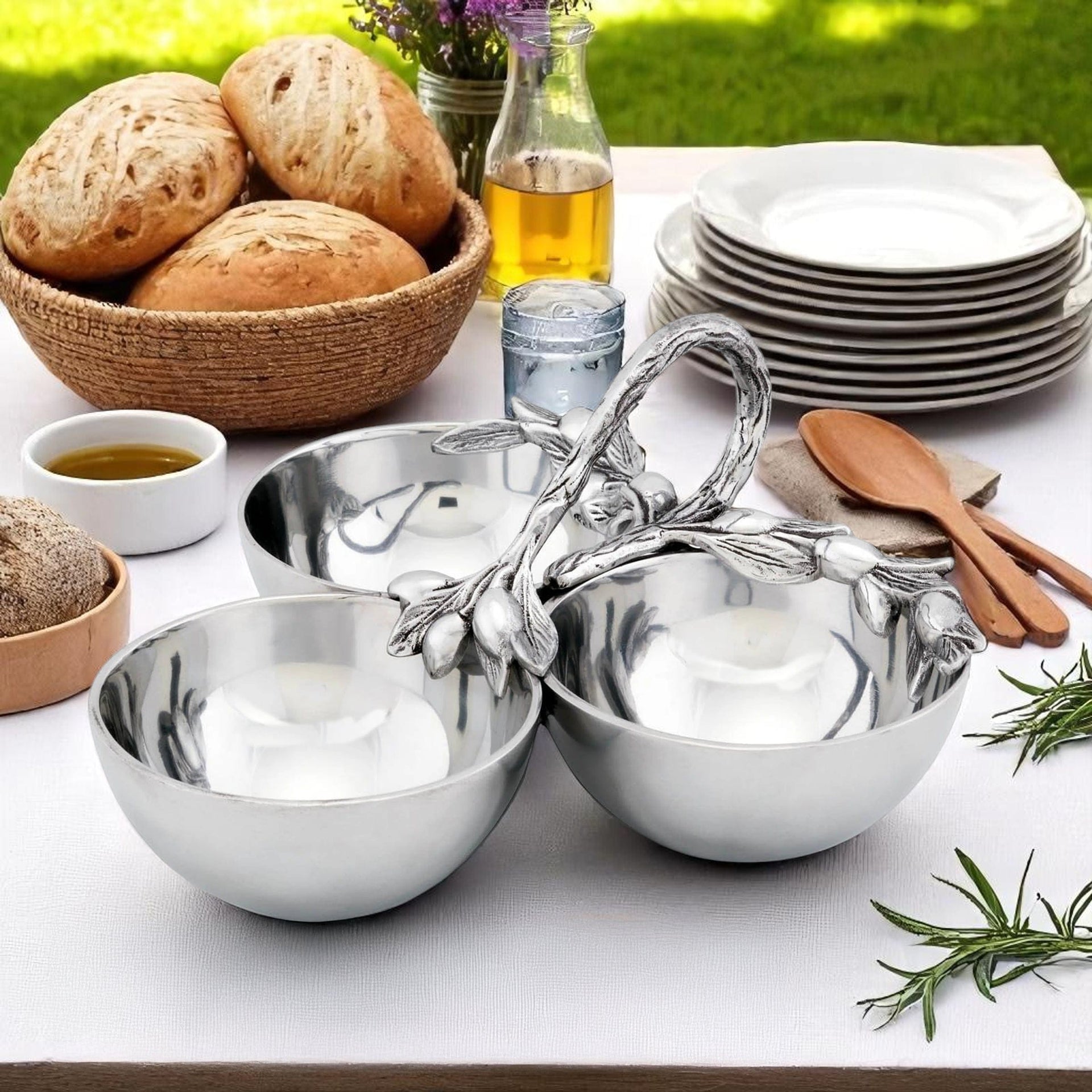 Olive Serving Bowls Arthur Court Designs