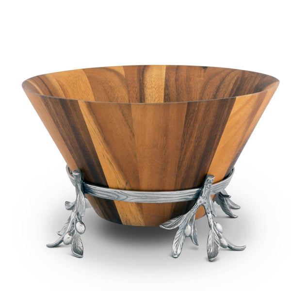 Olive Wood Salad Bowl Arthur Court Designs