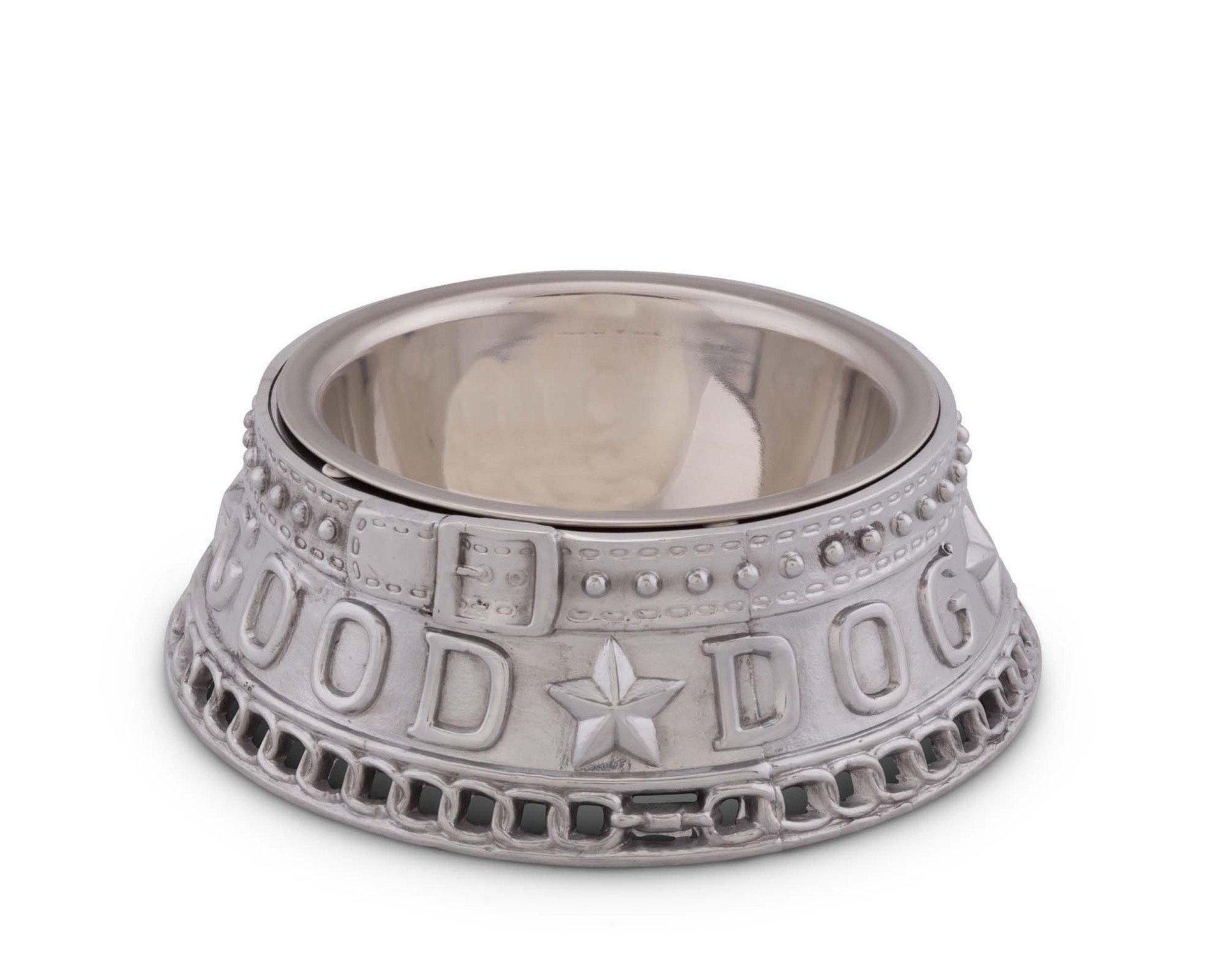 Dog Feeding Bowl Good Dog Crown by Arthur Court Designs