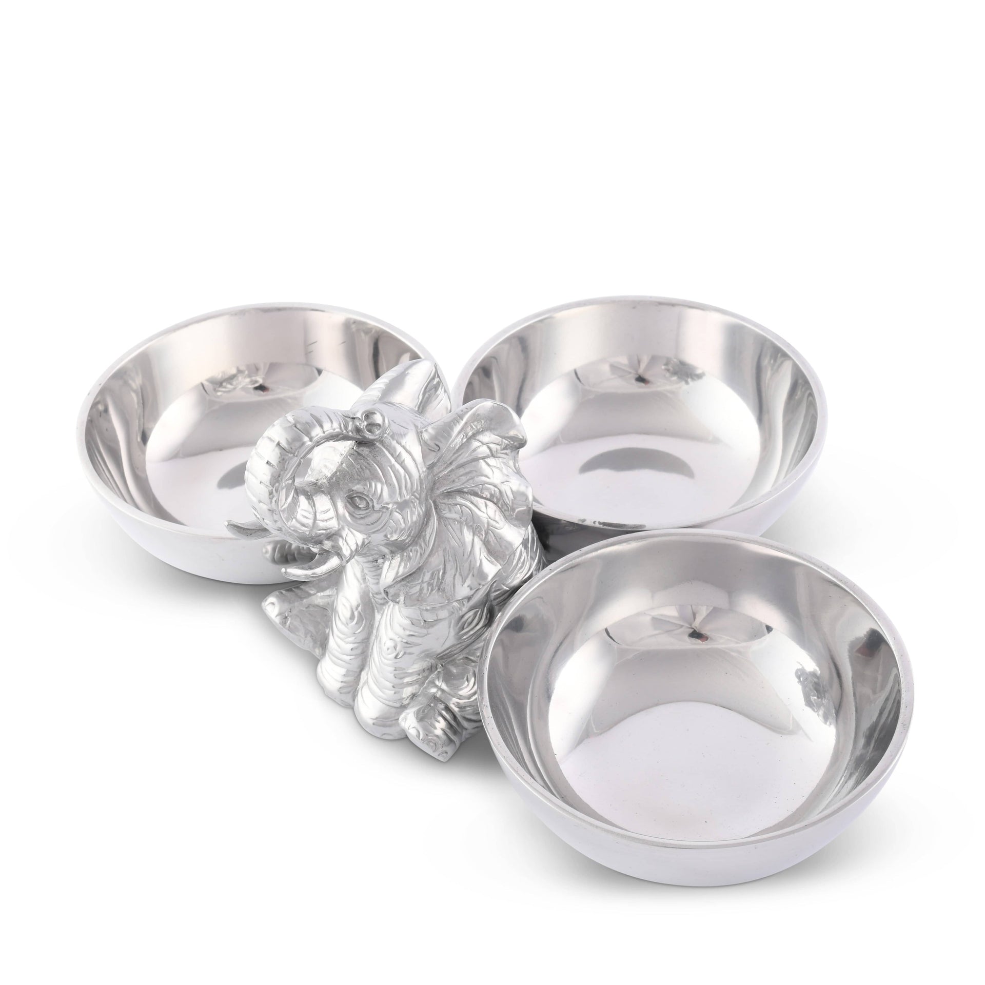 Elephant Three-Bowl Server Arthur Court Designs