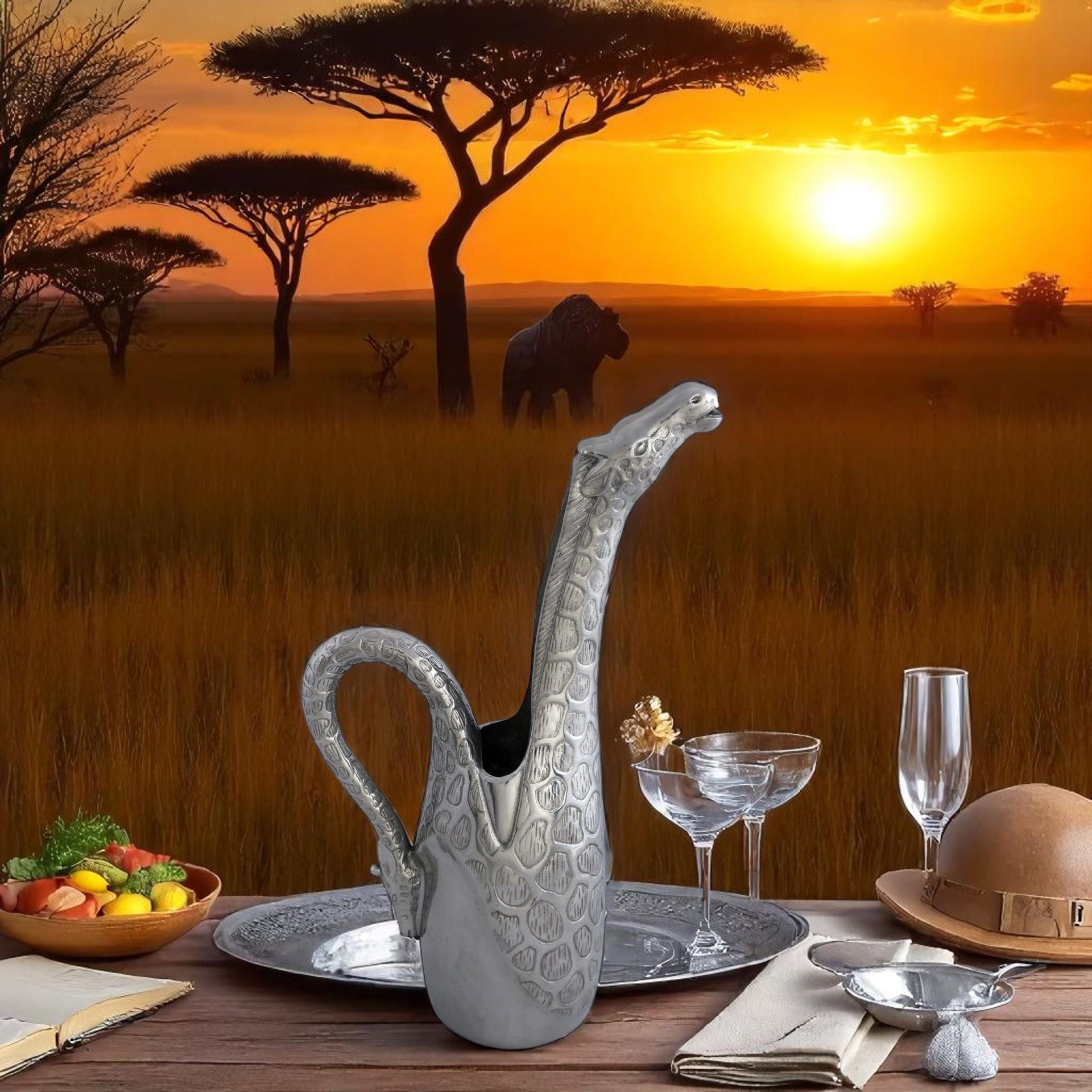 Giraffe Pitcher Arthur Court Designs