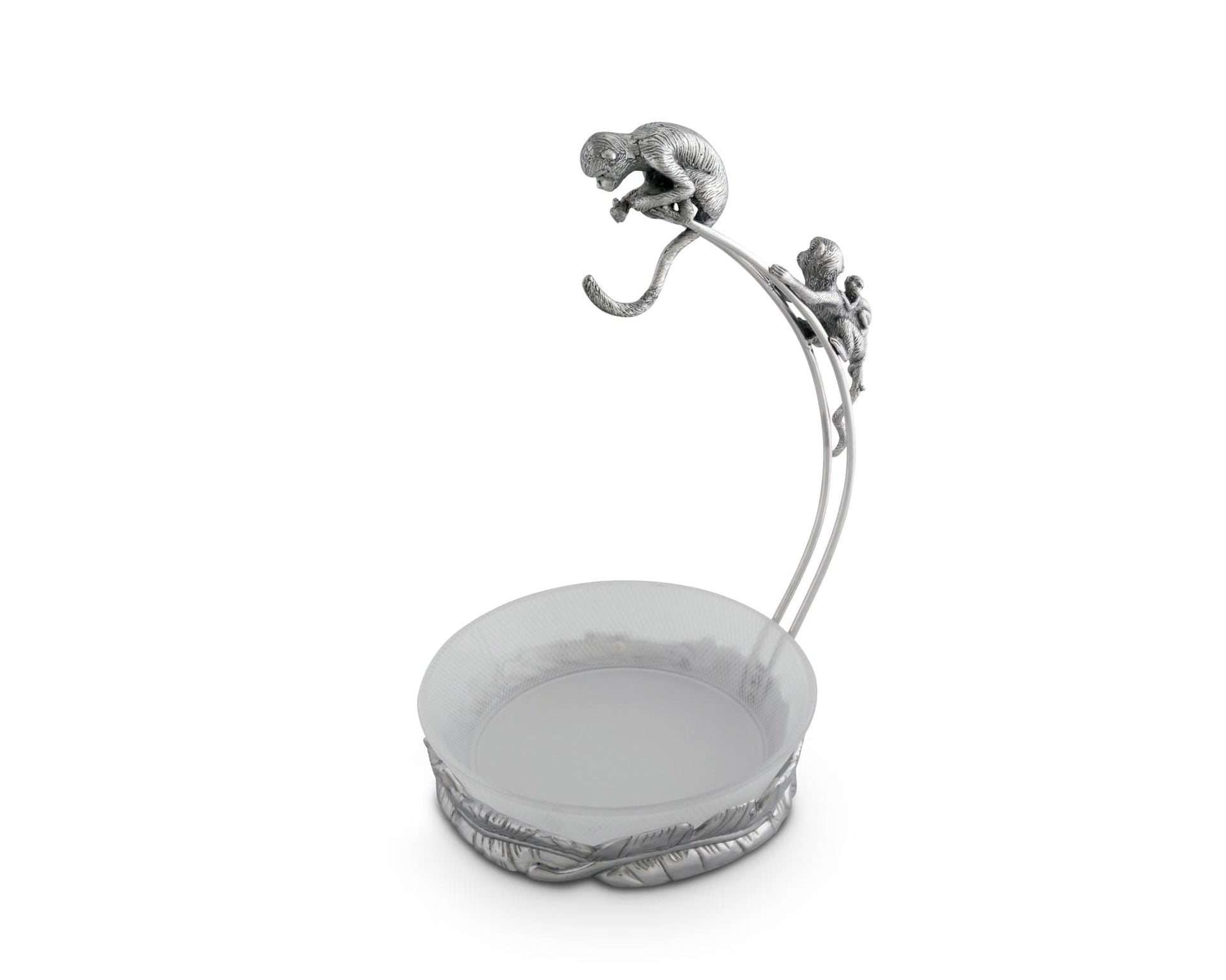 Monkey Banana Holder with Bowl by Arthur Court Designs