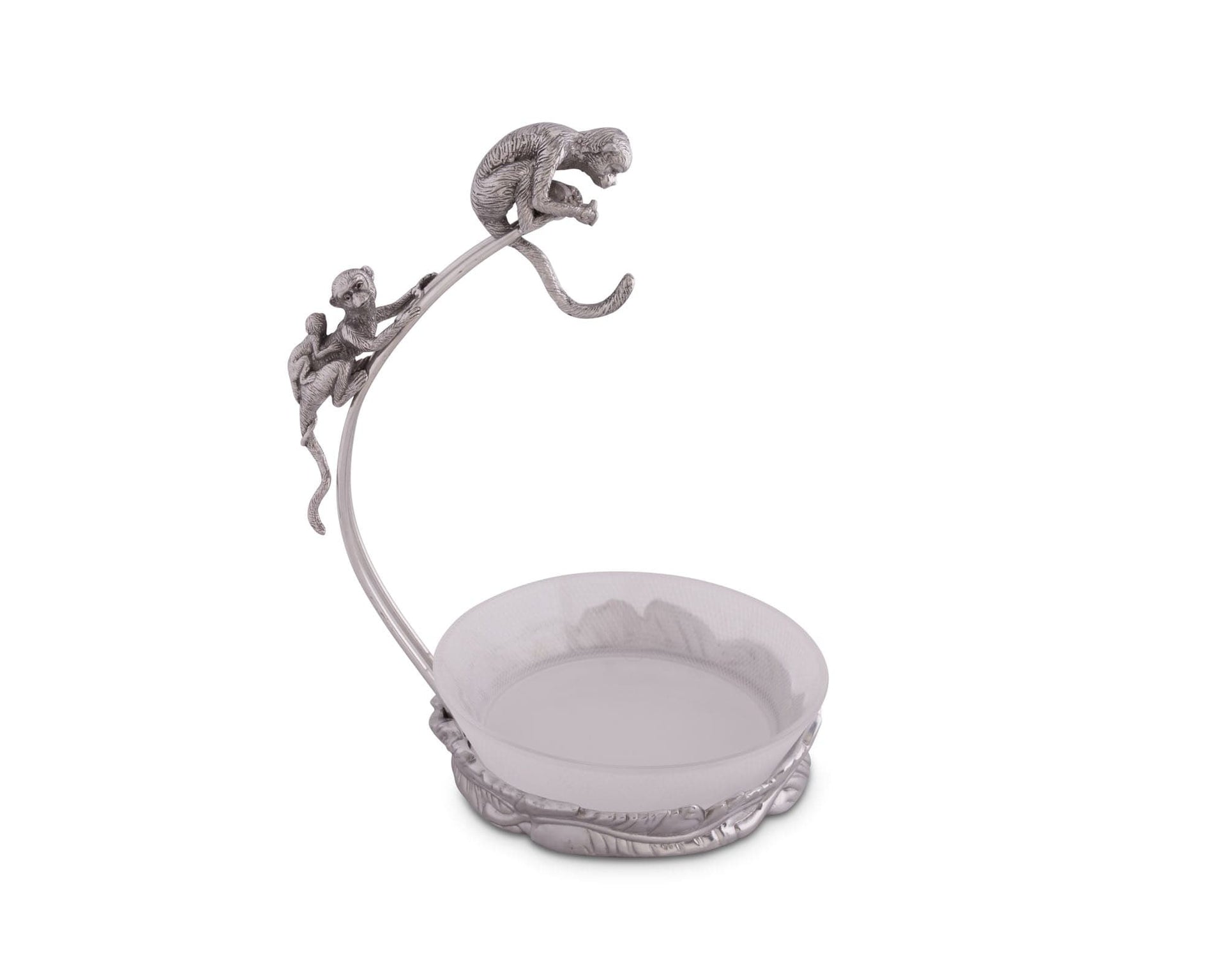 Monkey Banana Holder with Bowl by Arthur Court Designs