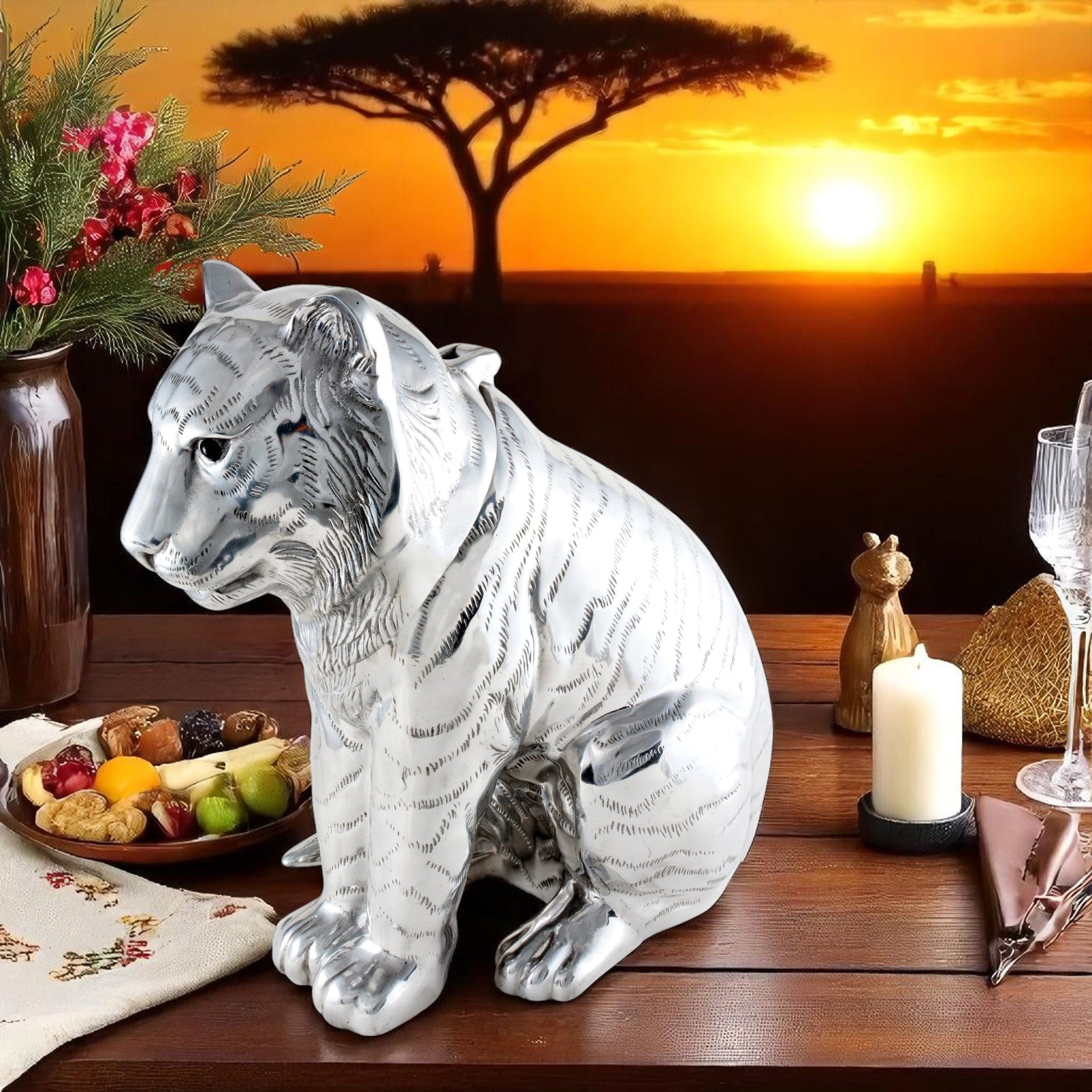 Tiger Ice/Wine Buckets Arthur Court Designs