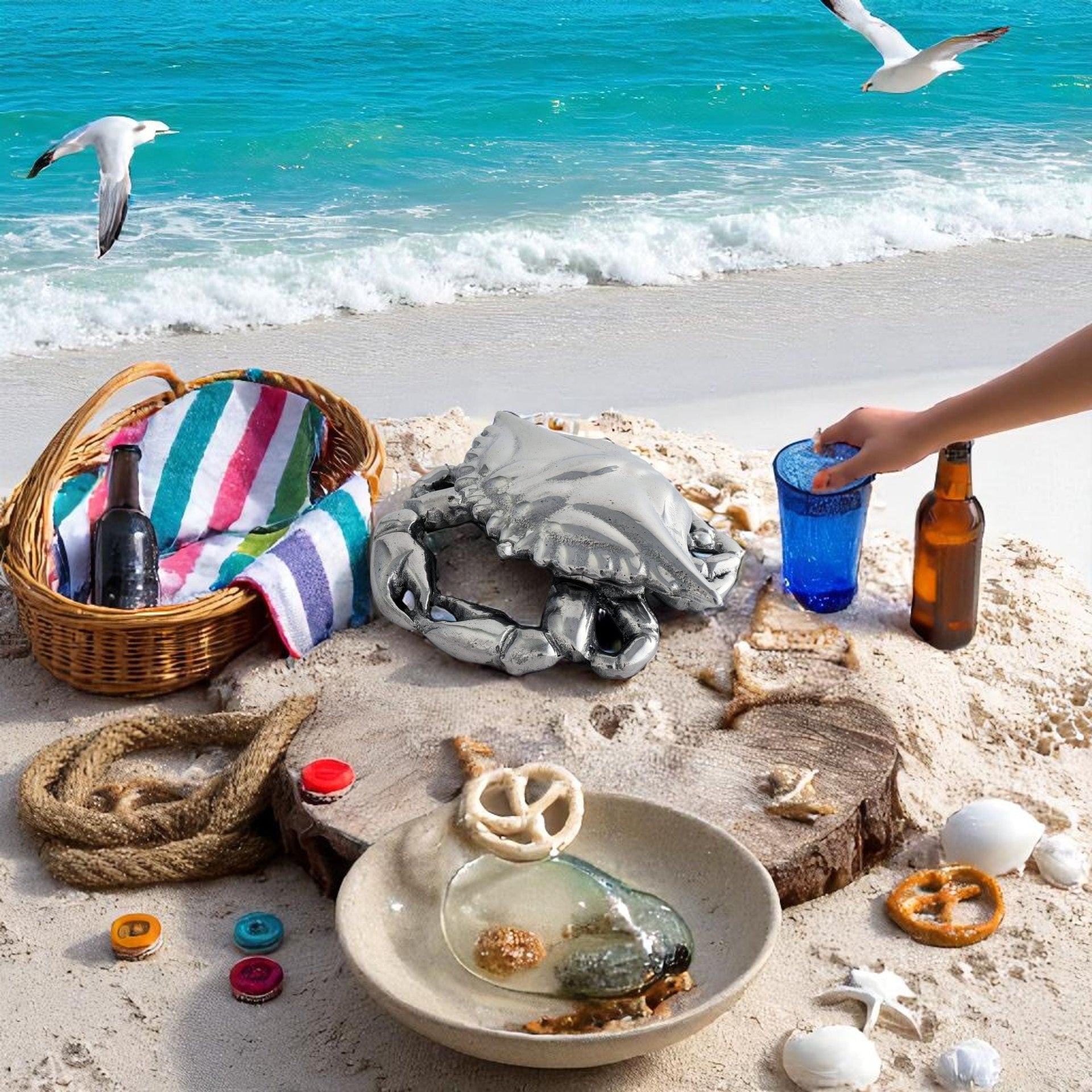 Crab Bottle Opener Arthur Court Designs