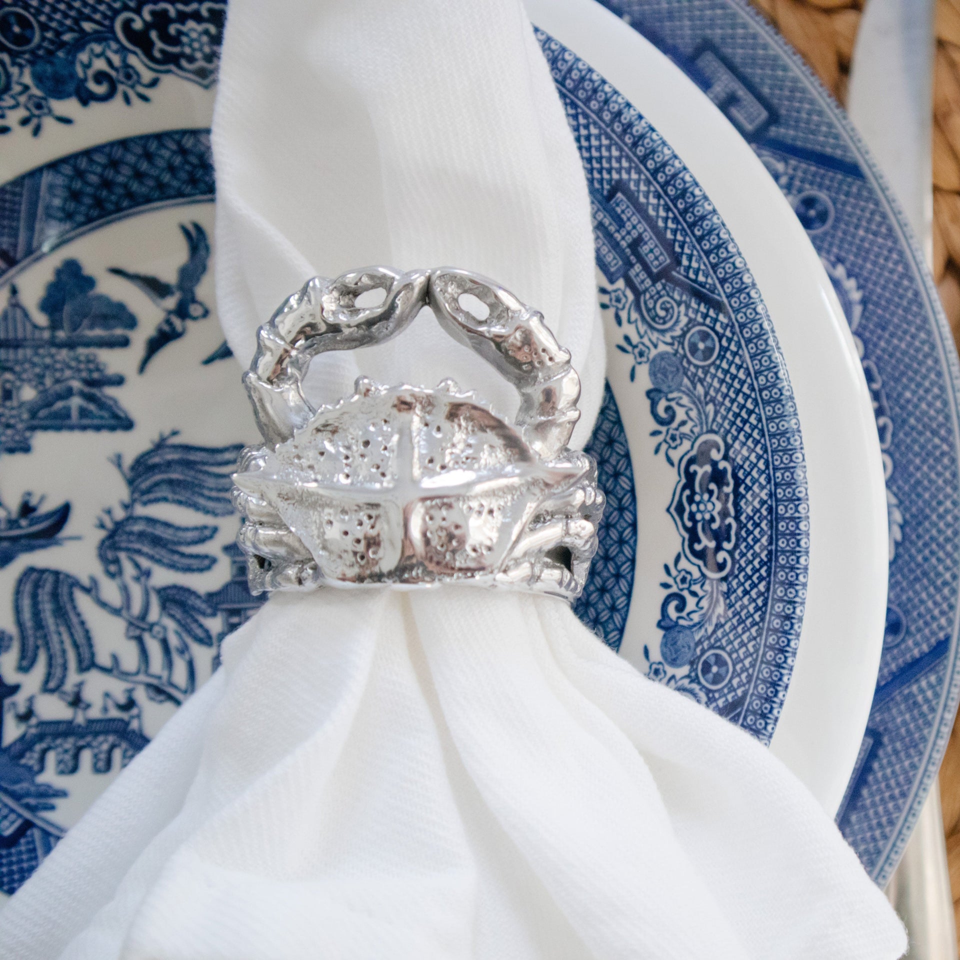 Crab Napkin Rings - set of 4 Arthur Court Designs