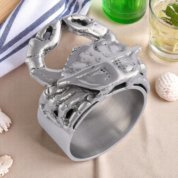 Crab Napkin Rings - set of 4 Arthur Court Designs