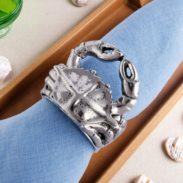 Crab Napkin Rings - set of 4 Arthur Court Designs