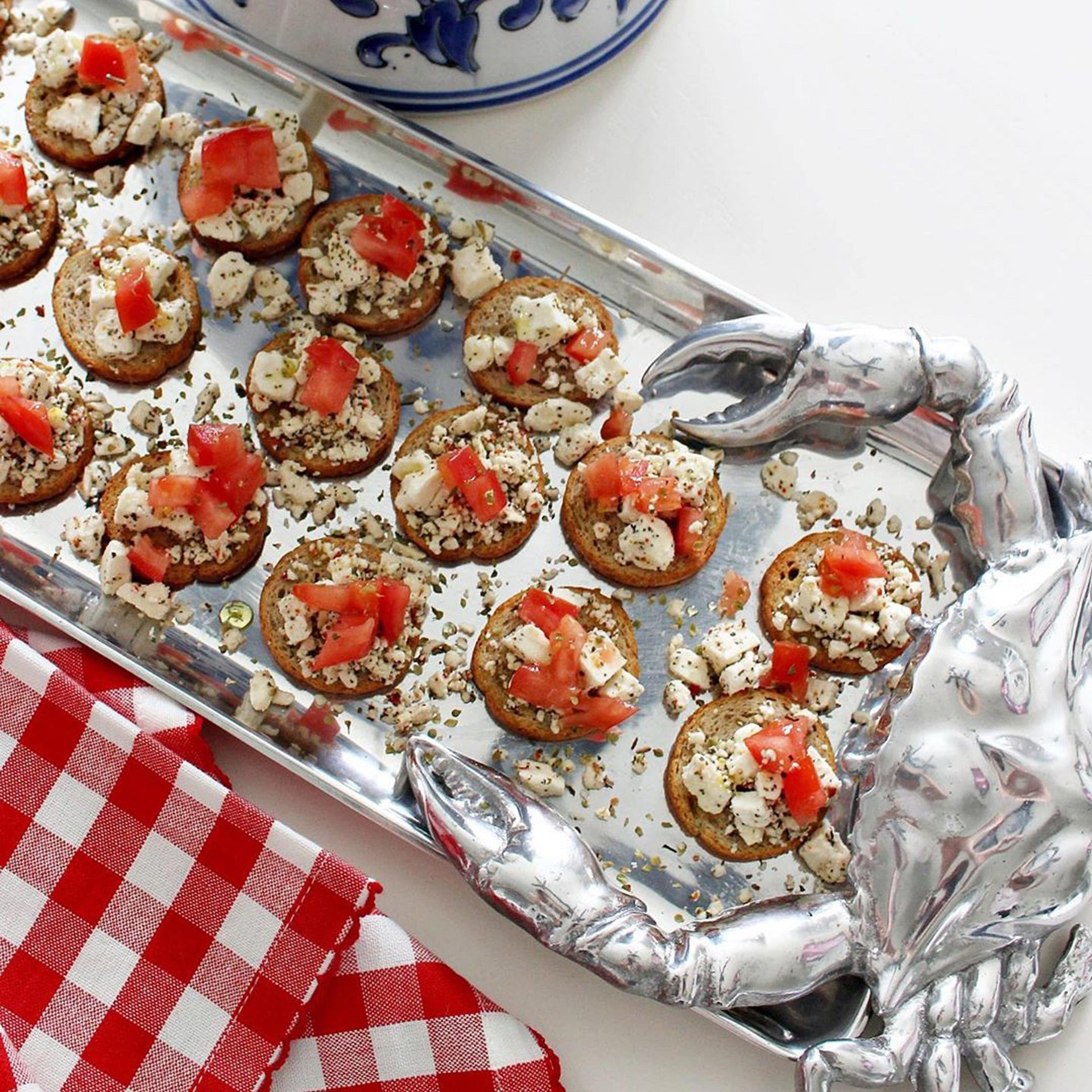 Crab Oblong Tray Arthur Court Designs