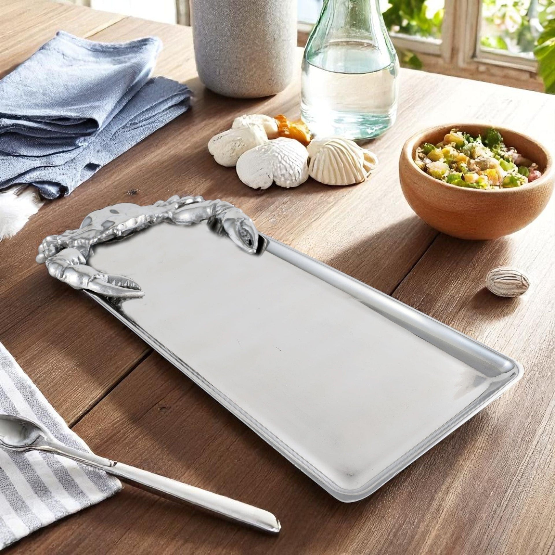 Crab Oblong Tray Arthur Court Designs