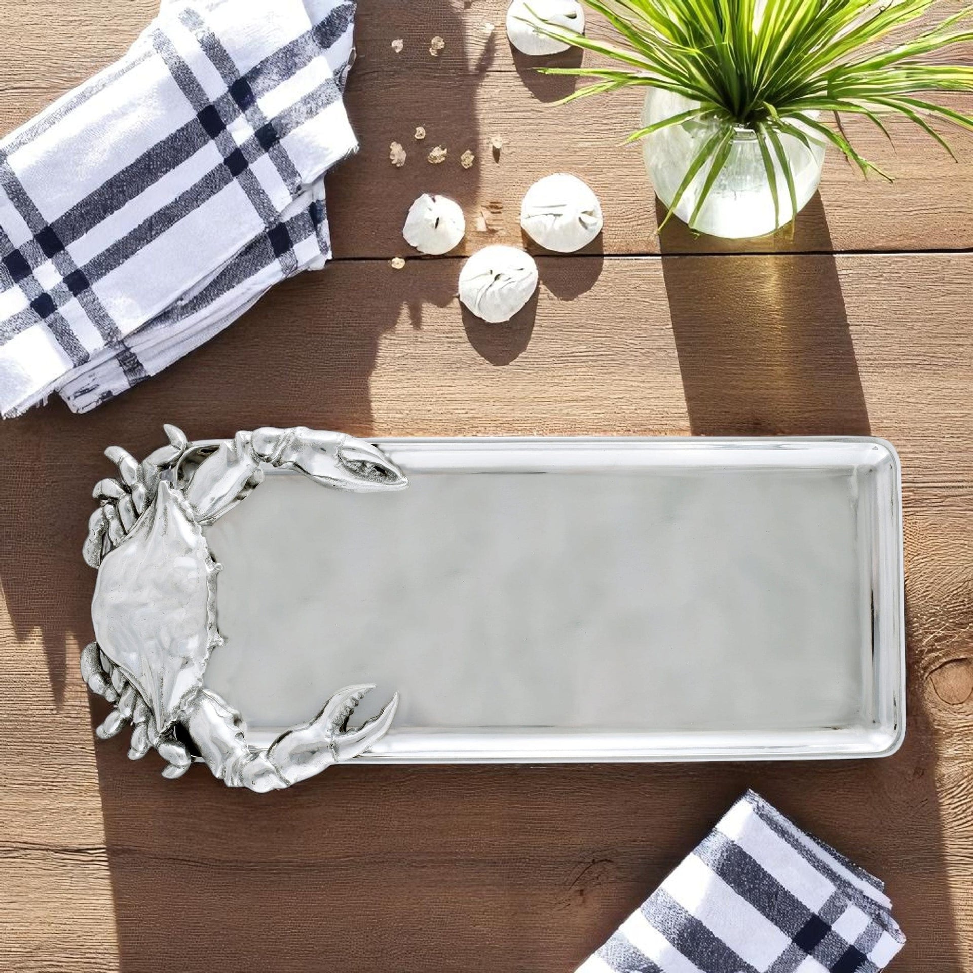 Crab Oblong Tray Arthur Court Designs