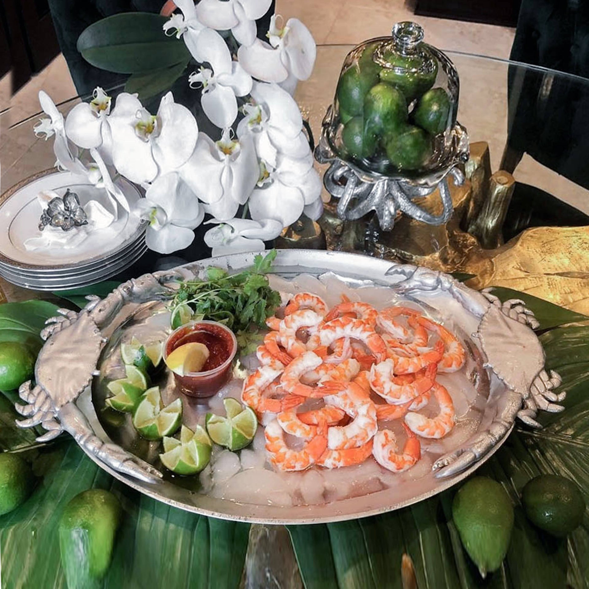 Crab Oval Platter Arthur Court Designs