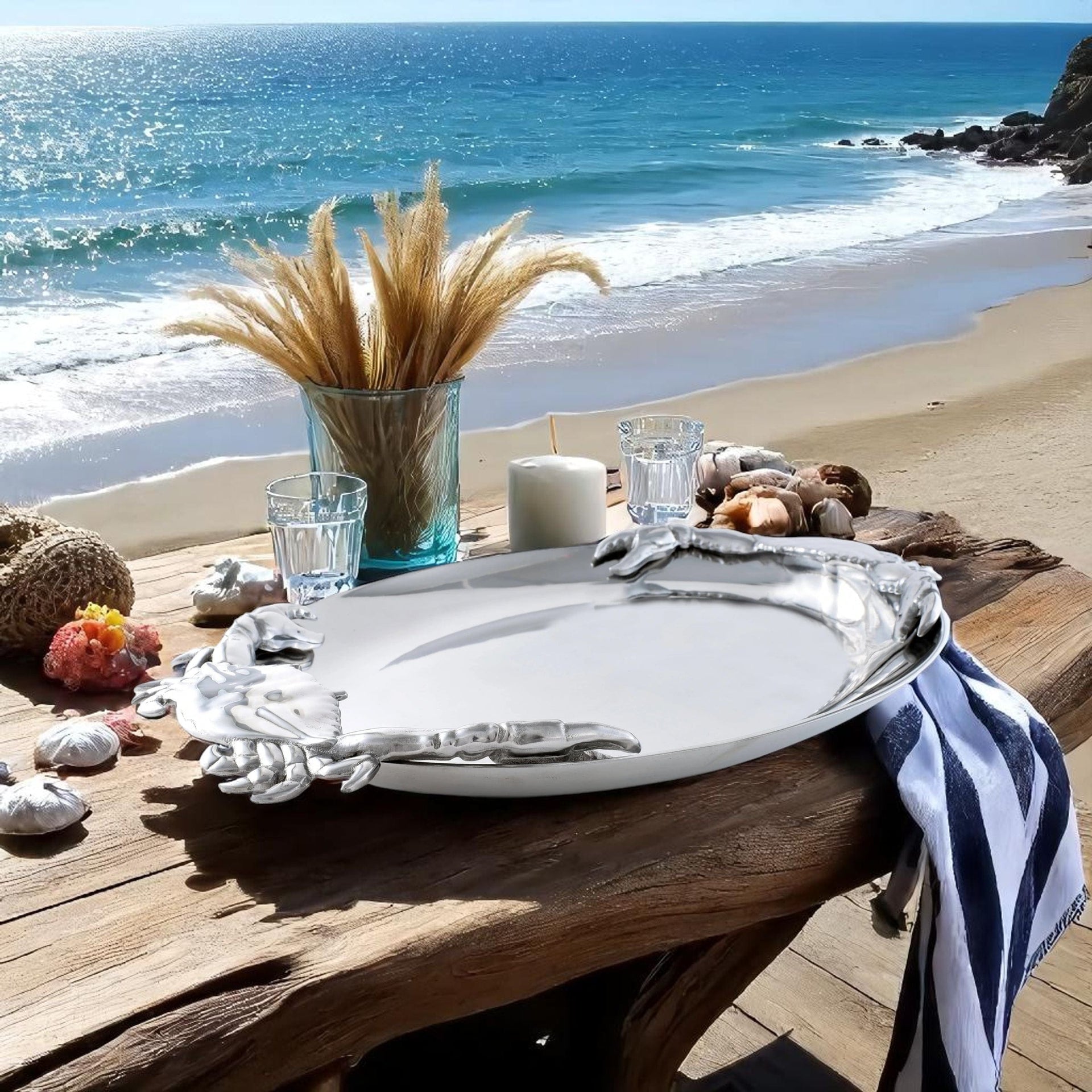 Crab Oval Platter Arthur Court Designs