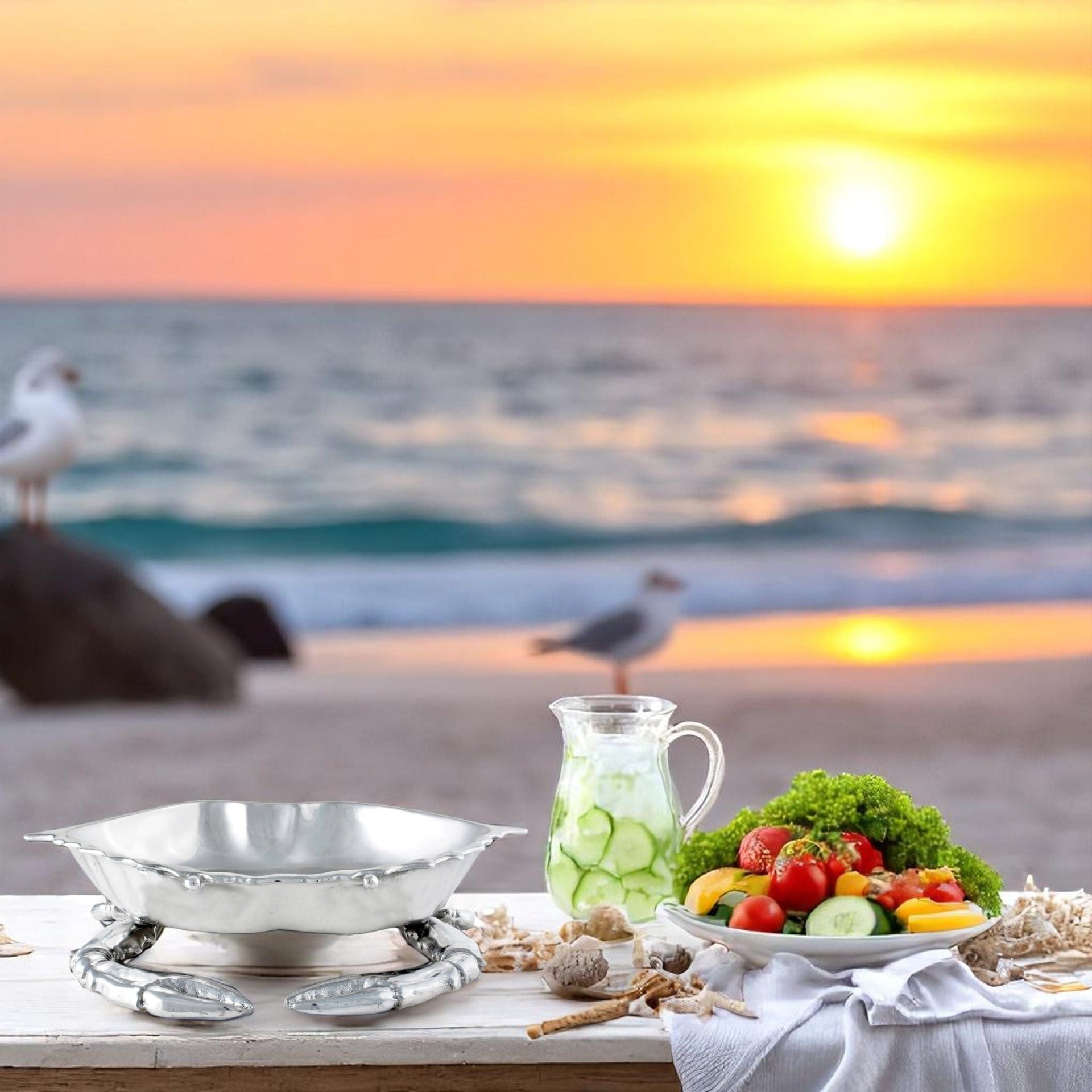 Crab Salad Bowl Arthur Court Designs