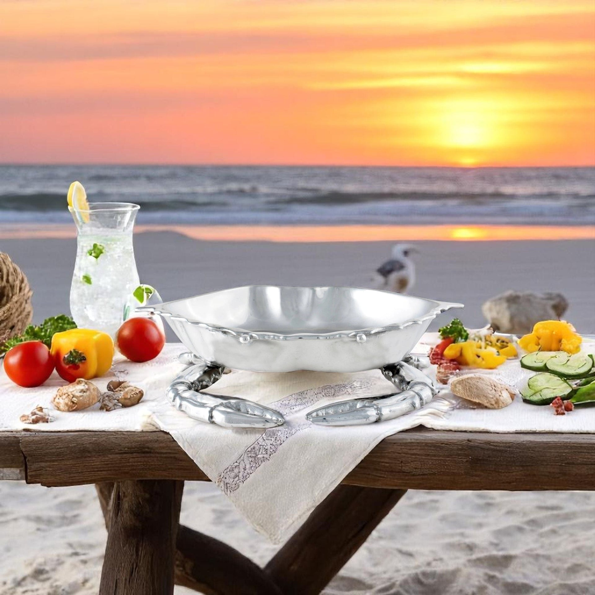 Crab Salad Bowl Arthur Court Designs