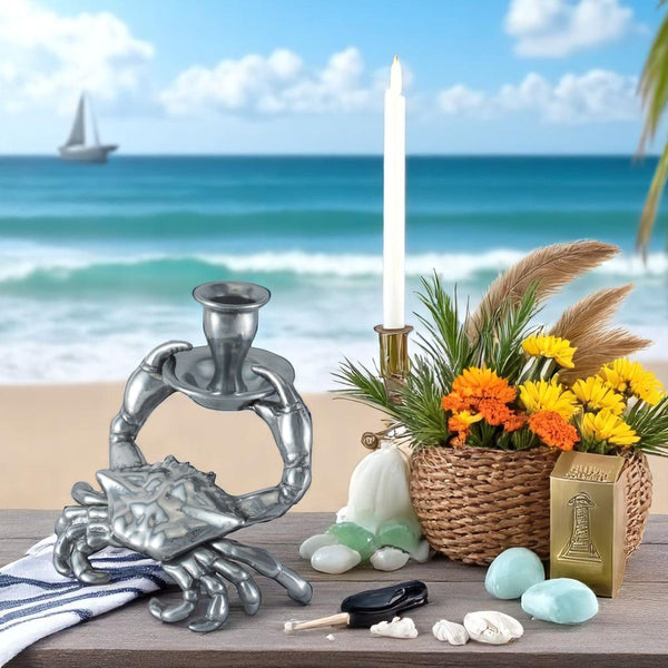 Crab Taper Candle Holders Arthur Court Designs