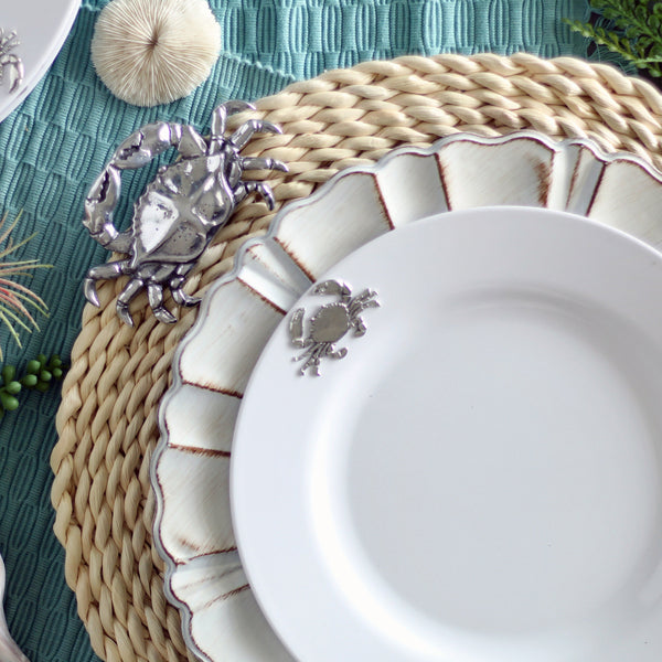 Crab Twisted Seagrass Placemats - set of 4 Arthur Court Designs