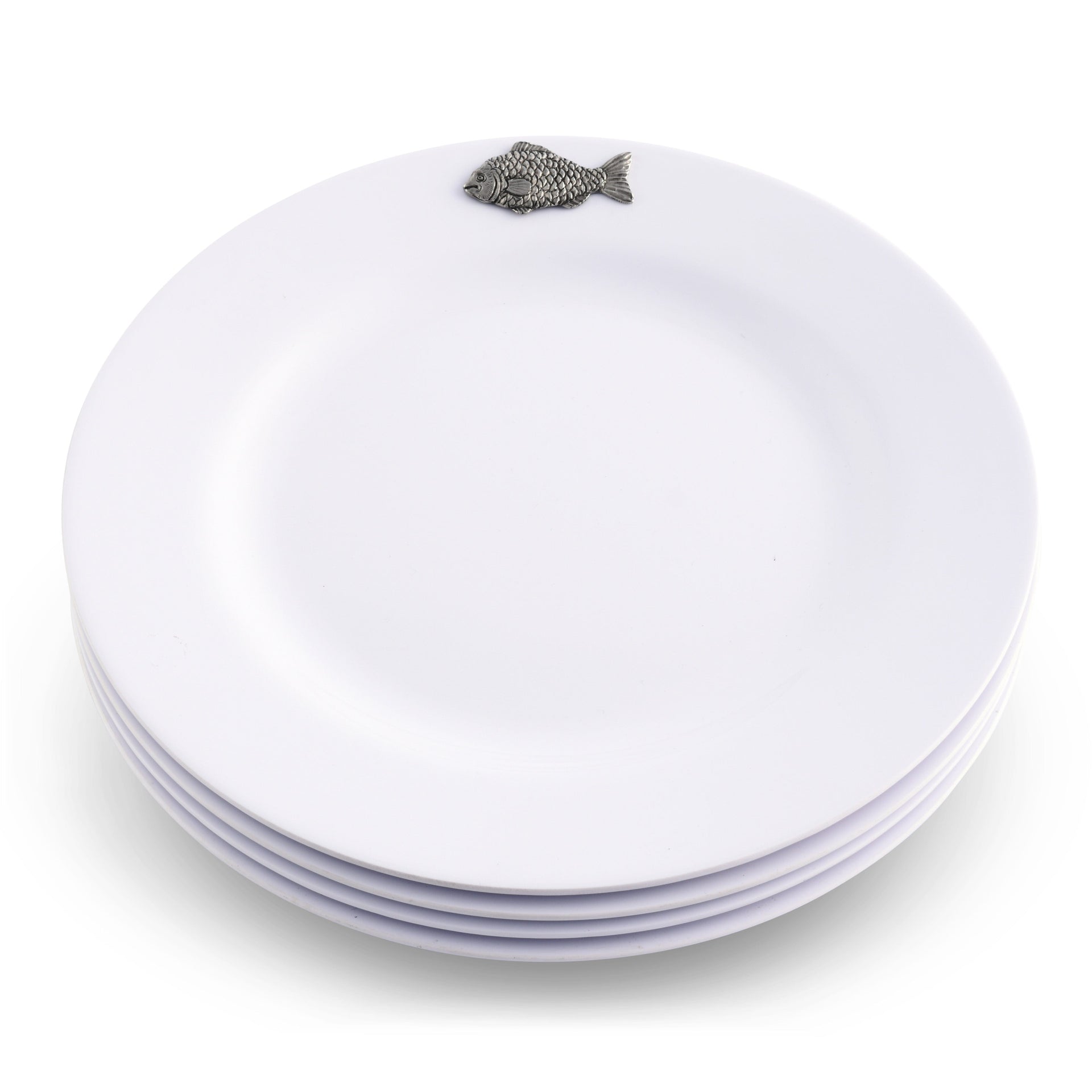 Fish Melamine Lunch Plates - Set of 4 Arthur Court Designs