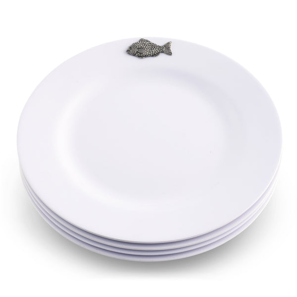 Fish Melamine Lunch Plates - Set of 4 Arthur Court Designs