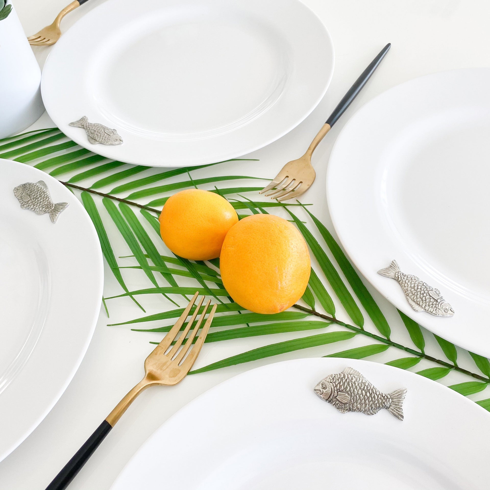 Fish Melamine Lunch Plates - Set of 4 Arthur Court Designs