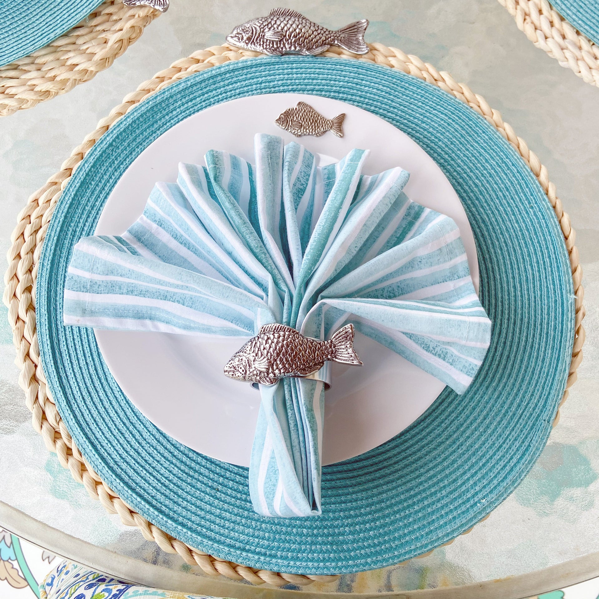 Fish Napkin Rings - set of 4 Arthur Court Designs