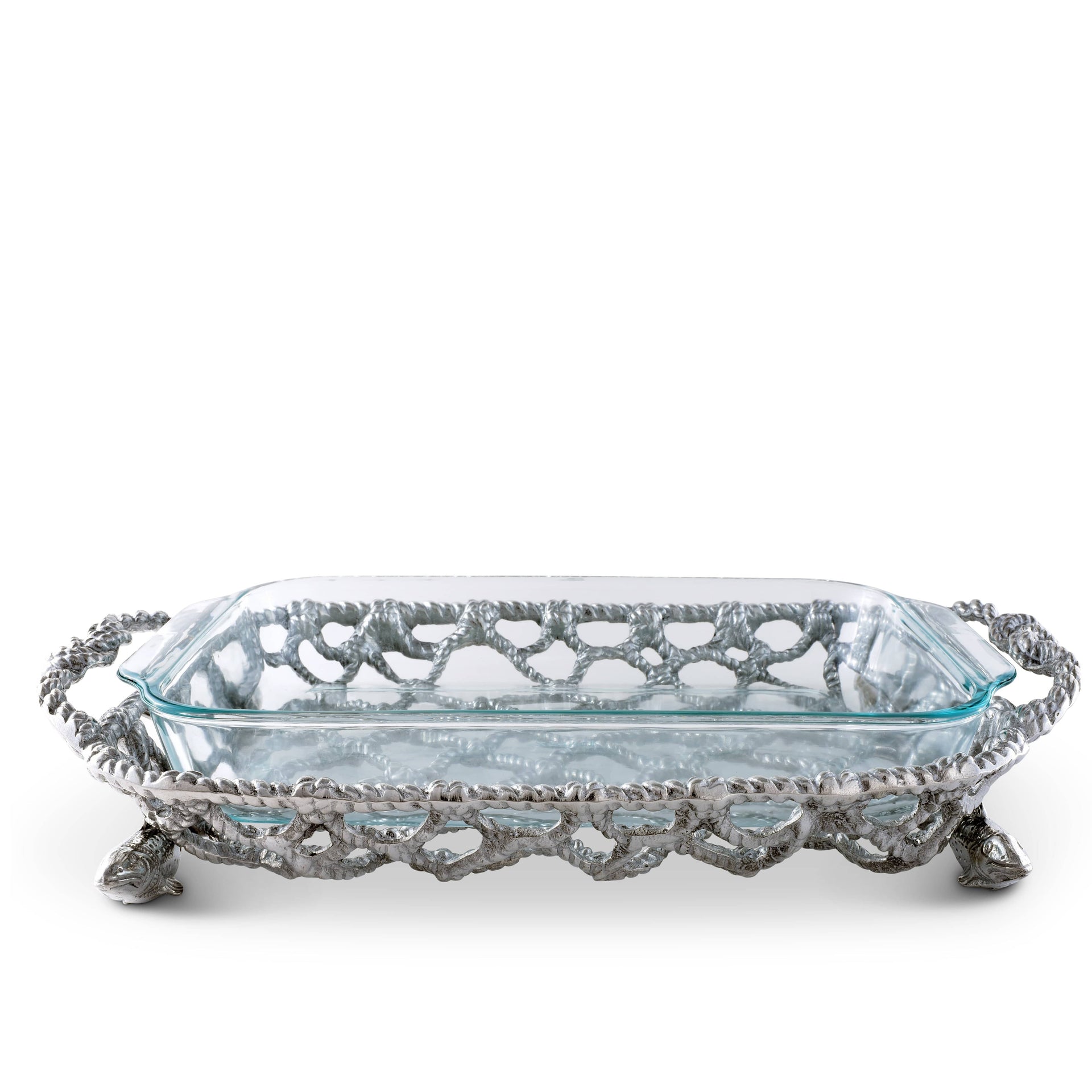 Fish Net Casserole / Pyrex Holder Arthur Court Designs