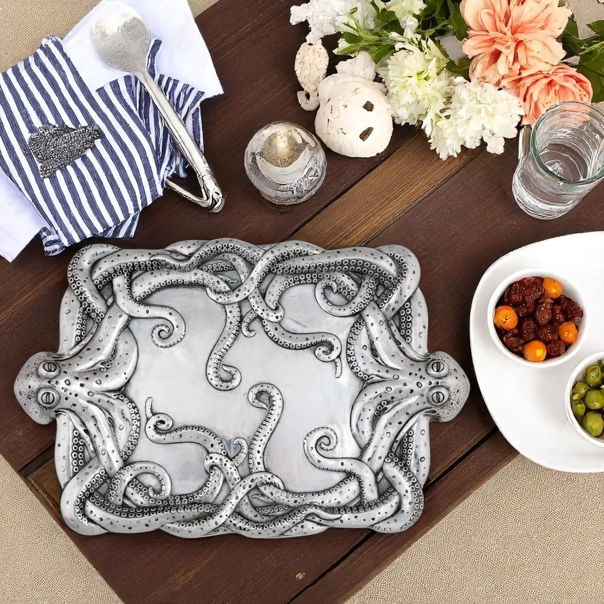 Octopus Centerpiece Tray Arthur Court Designs