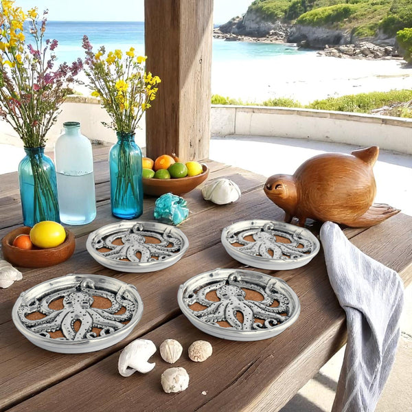Octopus Drink Coaster Set of 4