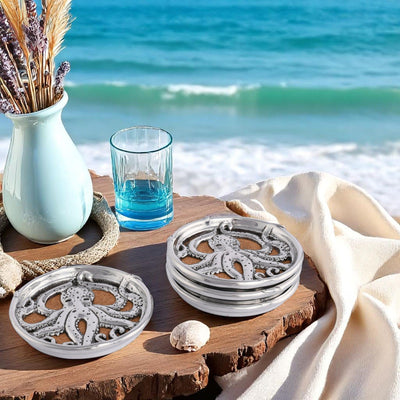 Octopus Drink Coaster Set of 4