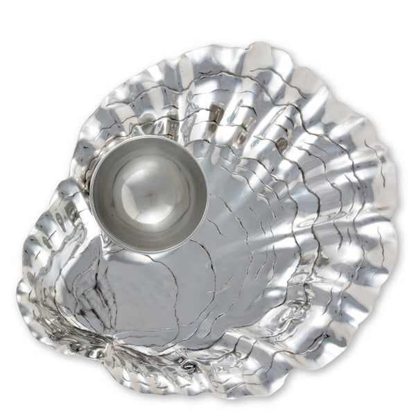 Oyster W/Pearl Chip & Dip Arthur Court Designs