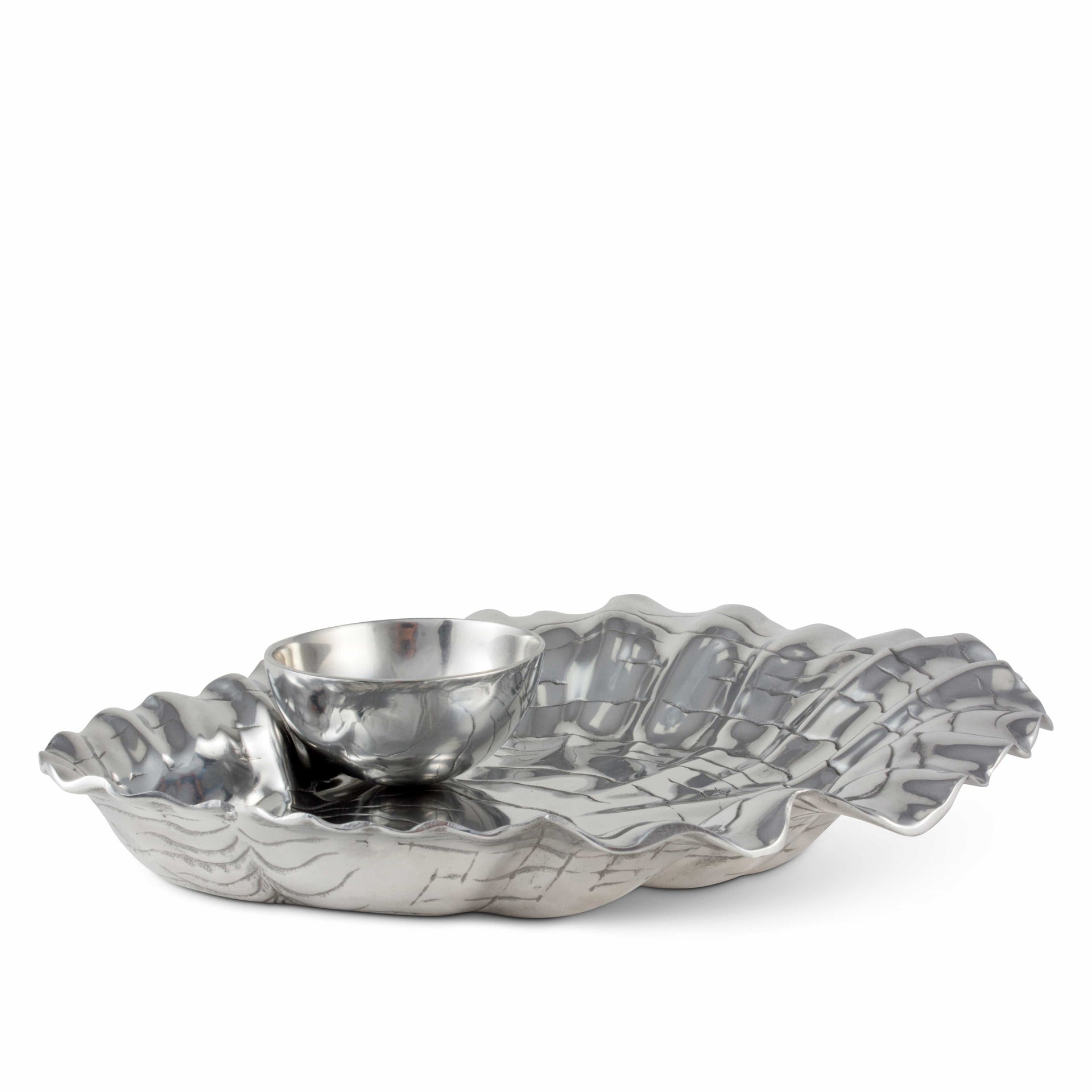 Oyster W/Pearl Chip & Dip Arthur Court Designs